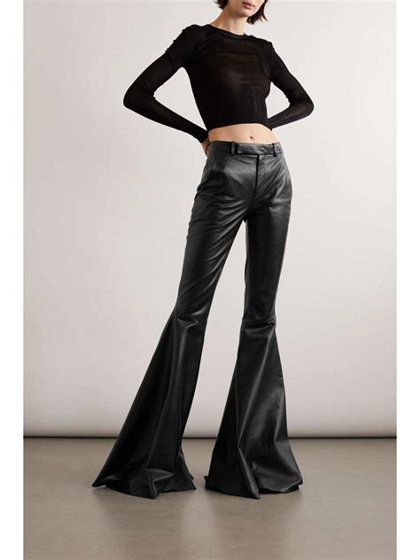 ysl leather pants